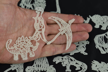 24 Piece Glow in the Dark Dinosaurs Wall Ceiling Decor